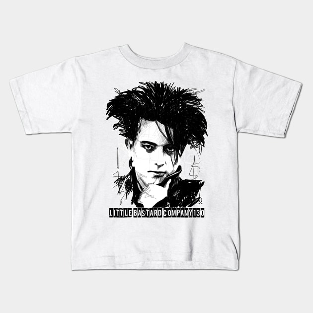 Robert Smith Kids T-Shirt by LittleBastard